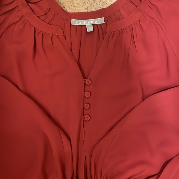 Beautiful Rust colored Blouse for Fall - Picture 3 of 3